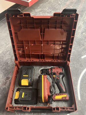 SHJPAI 21V Brushless Cordless Drills 65N.M High Torque Power Driver Kit With 2 Batteries