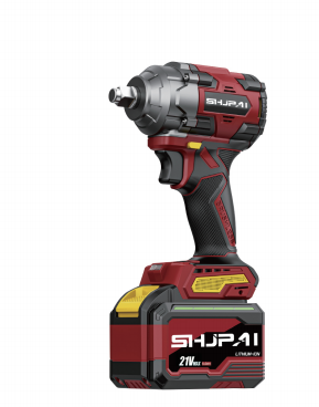 SHJPAI 21V Brushless Impact Wrench 580N.M High Torque 1/2" Cordless Impact Gun Kit