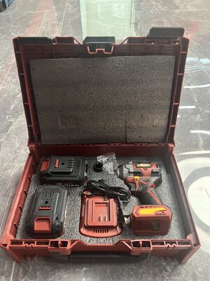 SHJPAI 21V Brushless Impact Wrench 580N.M High Torque 1/2" Cordless Impact Gun Kit