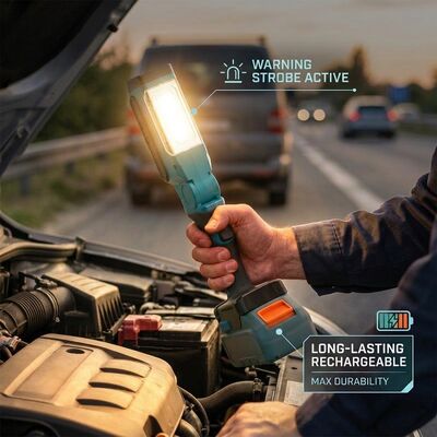 18W 800LM Handheld Rechargeable LED Strobe Light