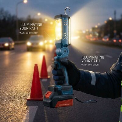 18W 800LM Handheld Rechargeable LED Strobe Light