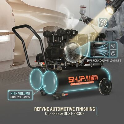 Spray Painting Air Compressor High Flow Coating Unit 220V 50L Piston Machine XB180