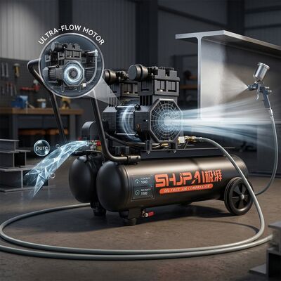 Spray Painting Air Compressor High Flow Coating Unit 220V 50L Piston Machine XB180