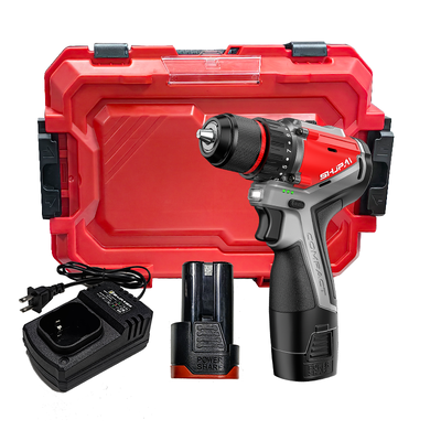 16V Brushless Drill Driver 60N.M Torque 0.84kg Cordless Screwdriver Kit With 2 Batteries Hard Case