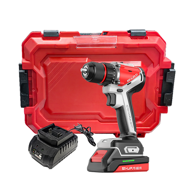 SHJPAI 20V Brushless Cordless Drill 13mm Keyless Chuck 60N.M Torque 2060RPM Lightweight
