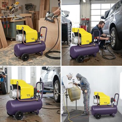 2.5HP Air Compressor With 40L Tank And 220L/min Airflow Portable Direct Drive Pump For Professional Use