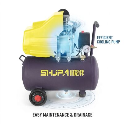 SHJPAI 25L Direct Drive Air Compressor 8Bar Low Noise Design Portable Piston Type For Professional Use