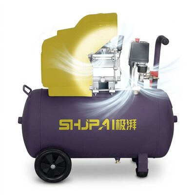 50L Direct Drive Air Compressor 2.5HP 220L/Min Max Flow 8Bar Heavy Duty Oil Free Low Noise